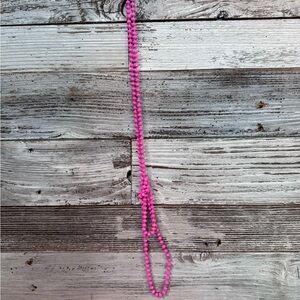 Elegant Pink Beaded Necklace